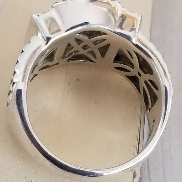 Effy 18k sterling silver diamond  wheaton ring - Picture 9 of 16